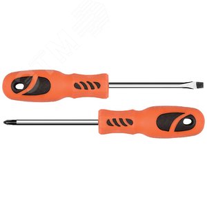 Отвертка, CrV сталь, пластиковая ручка PH1 x 100 мм