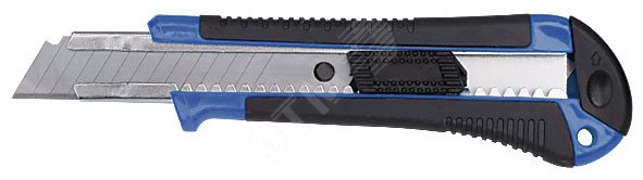Нож технический пластиковый обрезиненный 18 мм