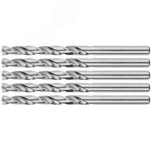 Сверло по металлу HSS шлифованное в блистере, угол заточки 135град, 4,5 x 80 мм (1 шт.)