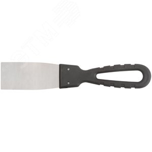 Шпатель, лезвие нержавеющая сталь, пластиковая ручка 40 мм