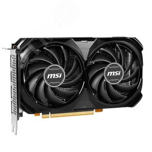 Видеокарта RTX4060 VENTUS 2X BLACK OC, NVIDIA GeForce AD107, 8 ГБ GDDR6, PCI-Express 4.0