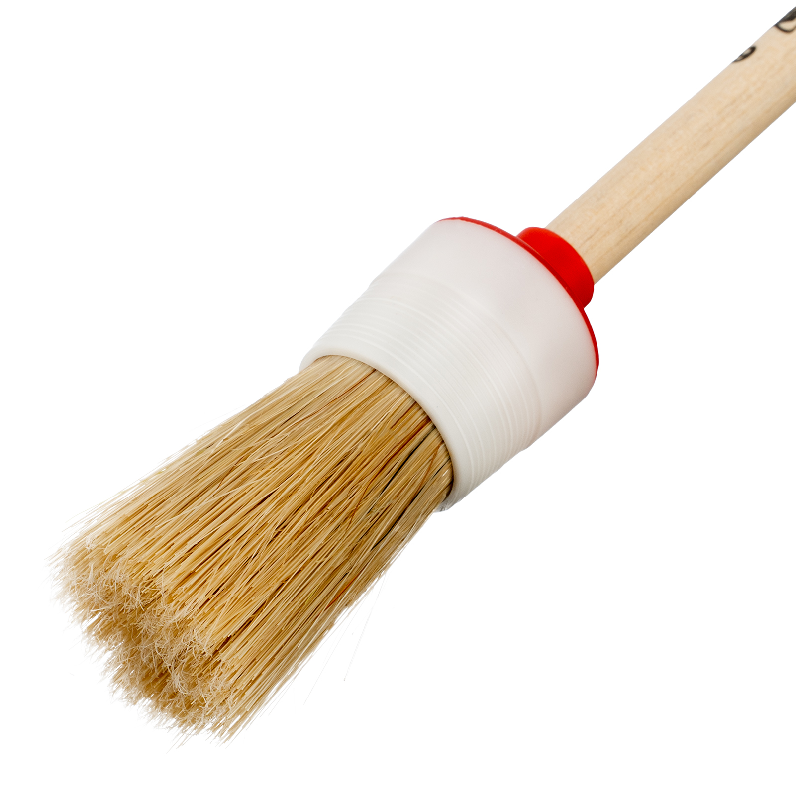 Кисть круглая № 6 (30 мм) натуральная щетина, деревянная ручка MTX