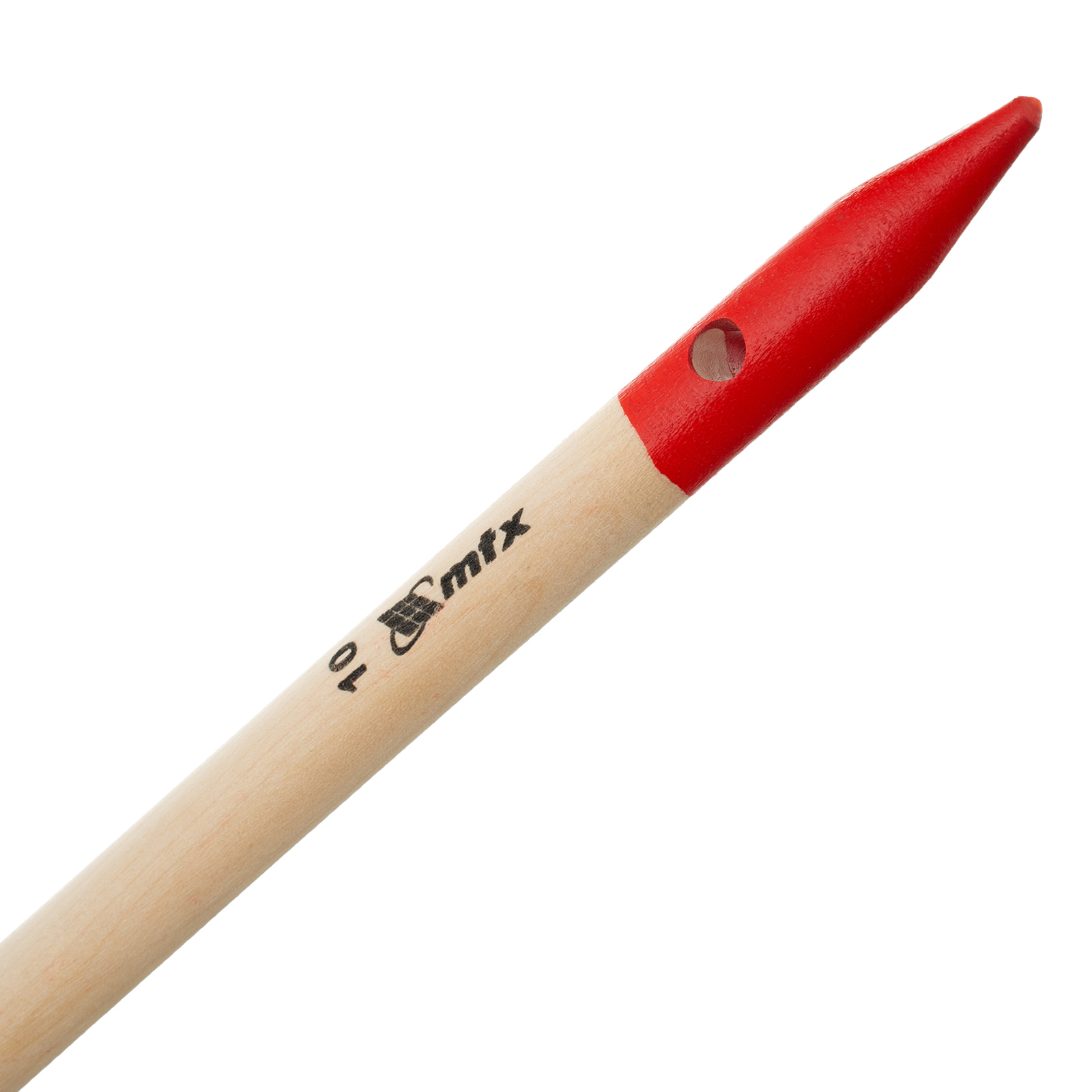 Кисть круглая, Профи №10 (40 мм) натуральная щетина, деревянная ручка MTX