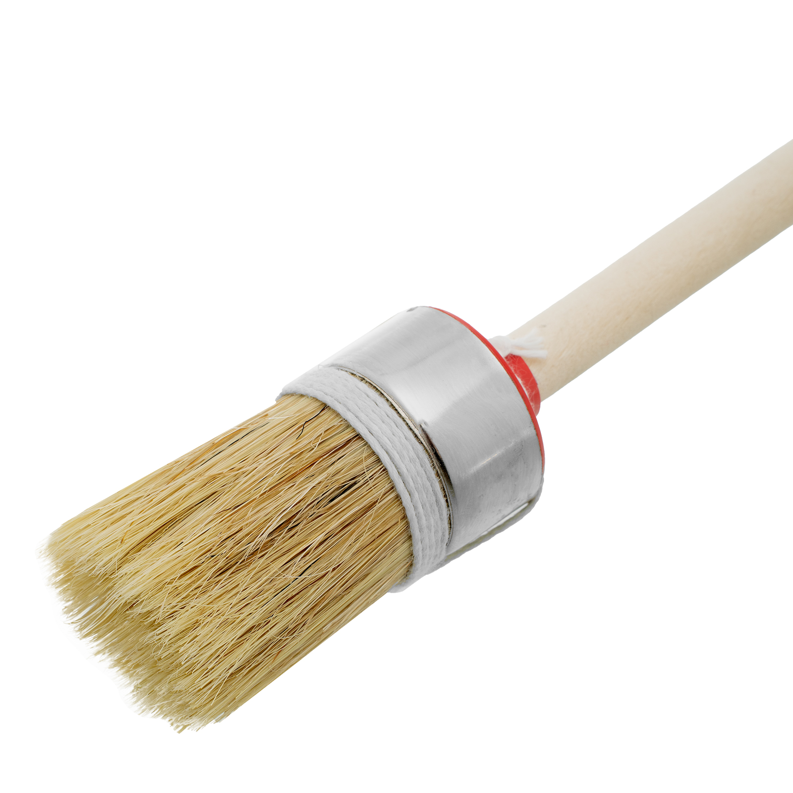 Кисть круглая, Профи №6 (30 мм) натуральная щетина, деревянная ручка MTX