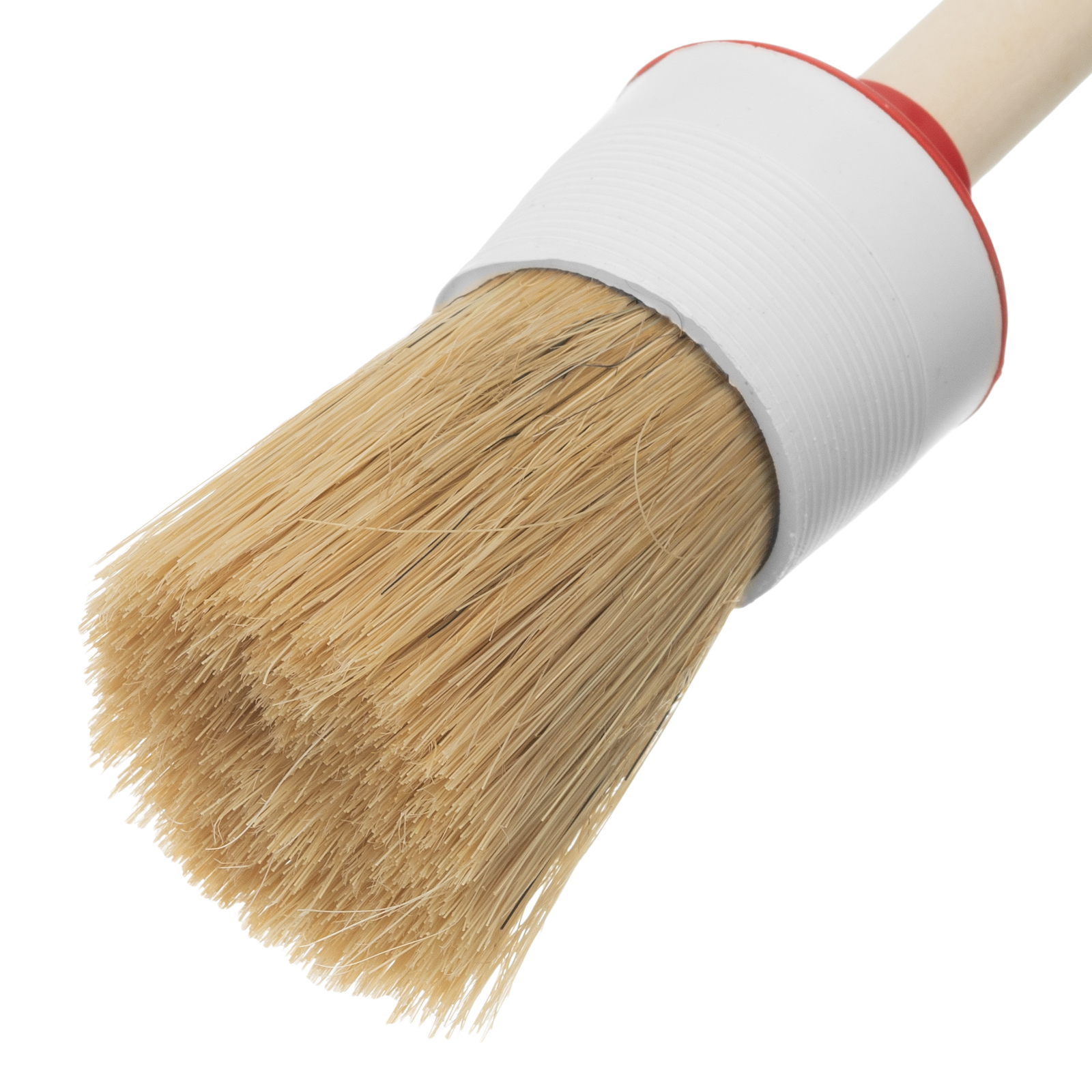 Кисть круглая № 8 (35 мм) натуральная щетина, деревянная ручка MTX