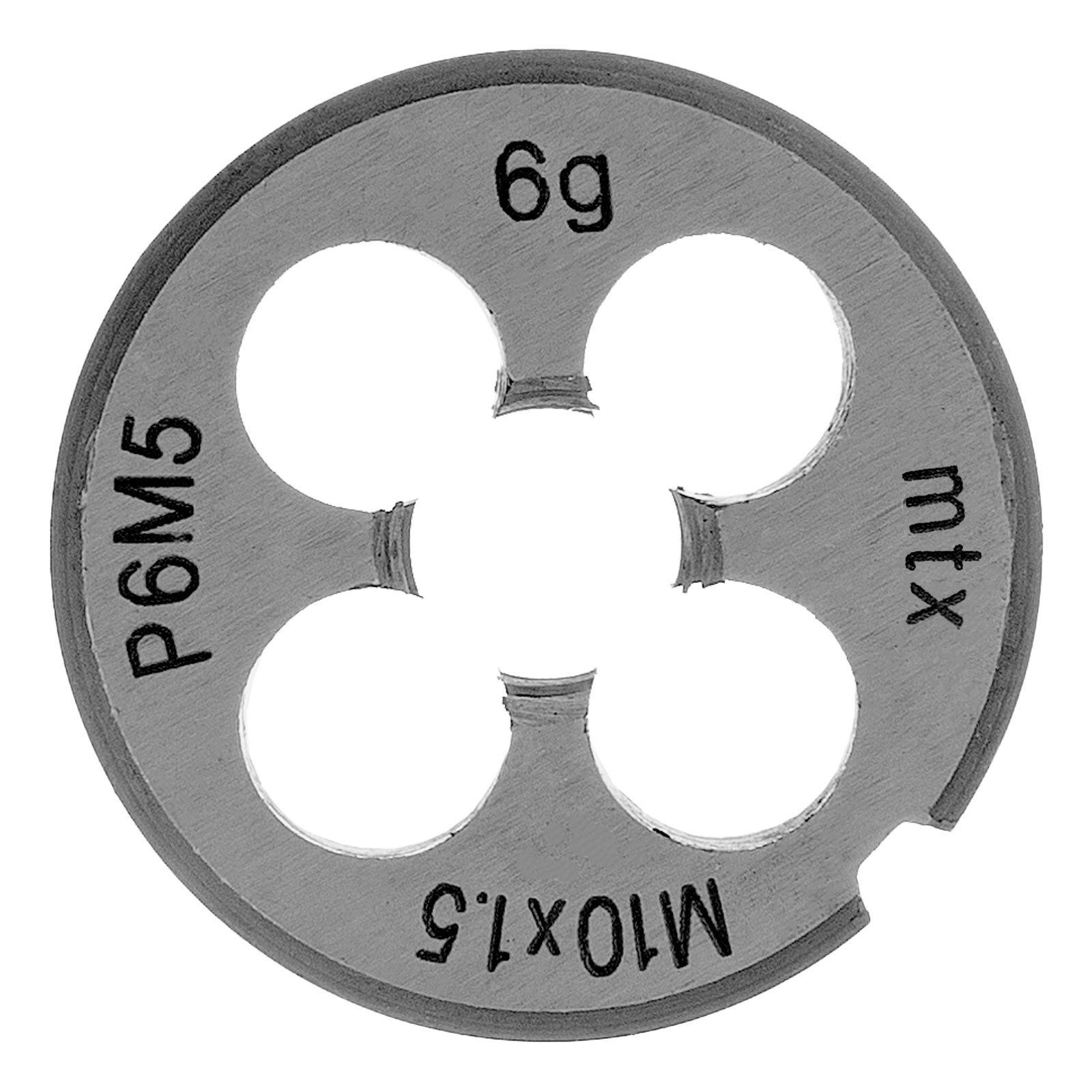 Плашка М10 х 1.5 мм, Р6М5 MTX