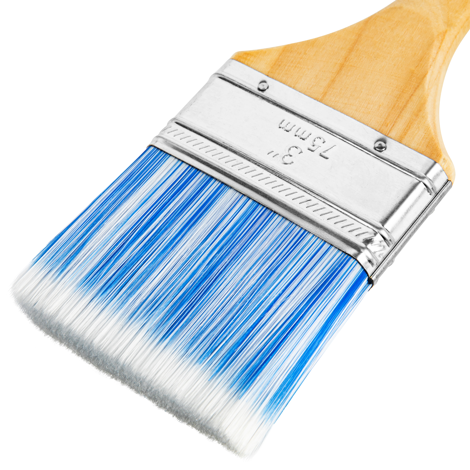 Кисть плоская "Евро" 3", искусственная щетина, деревянная ручка MTX