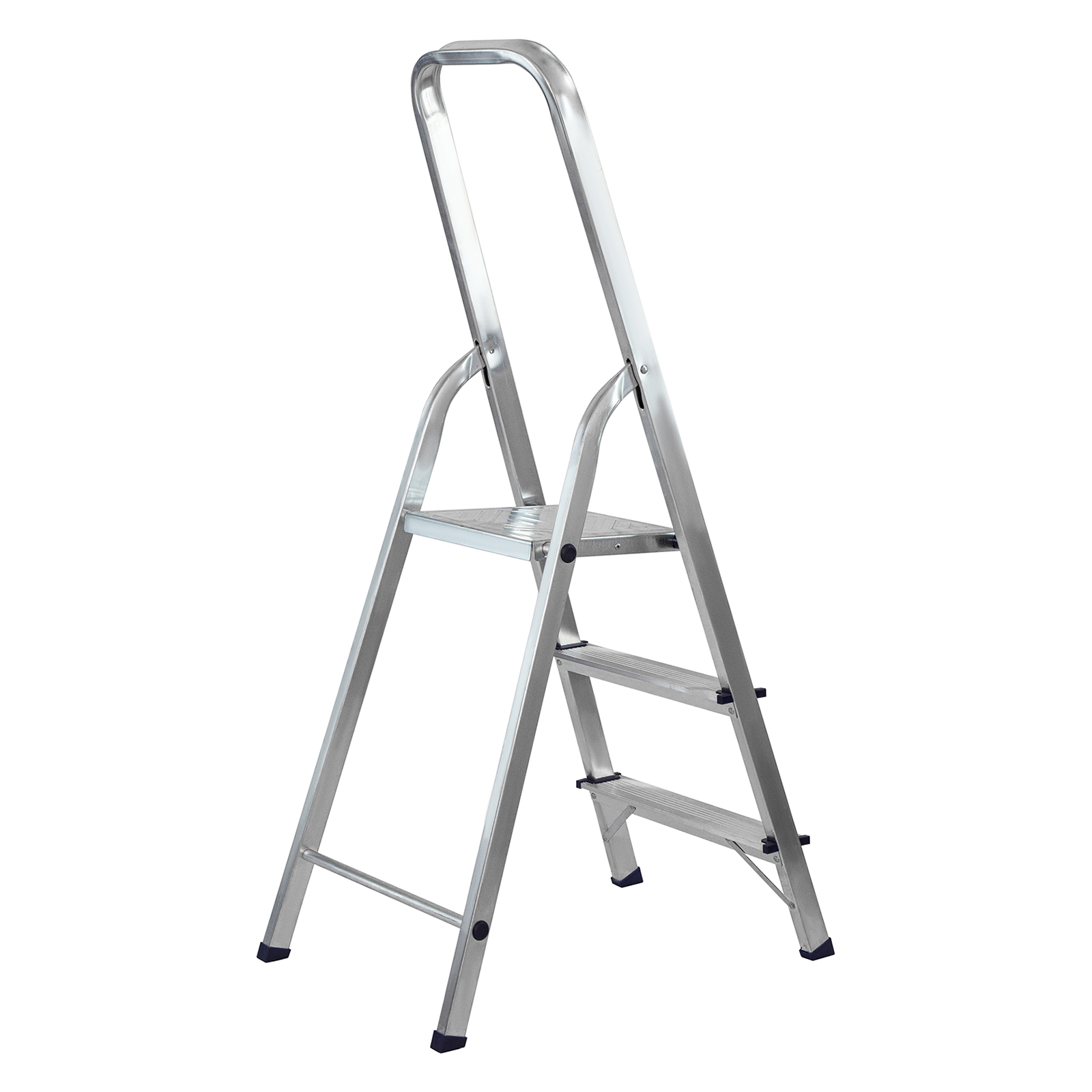 Стремянка усиленная, 3 ступени, алюминиевая, MTX