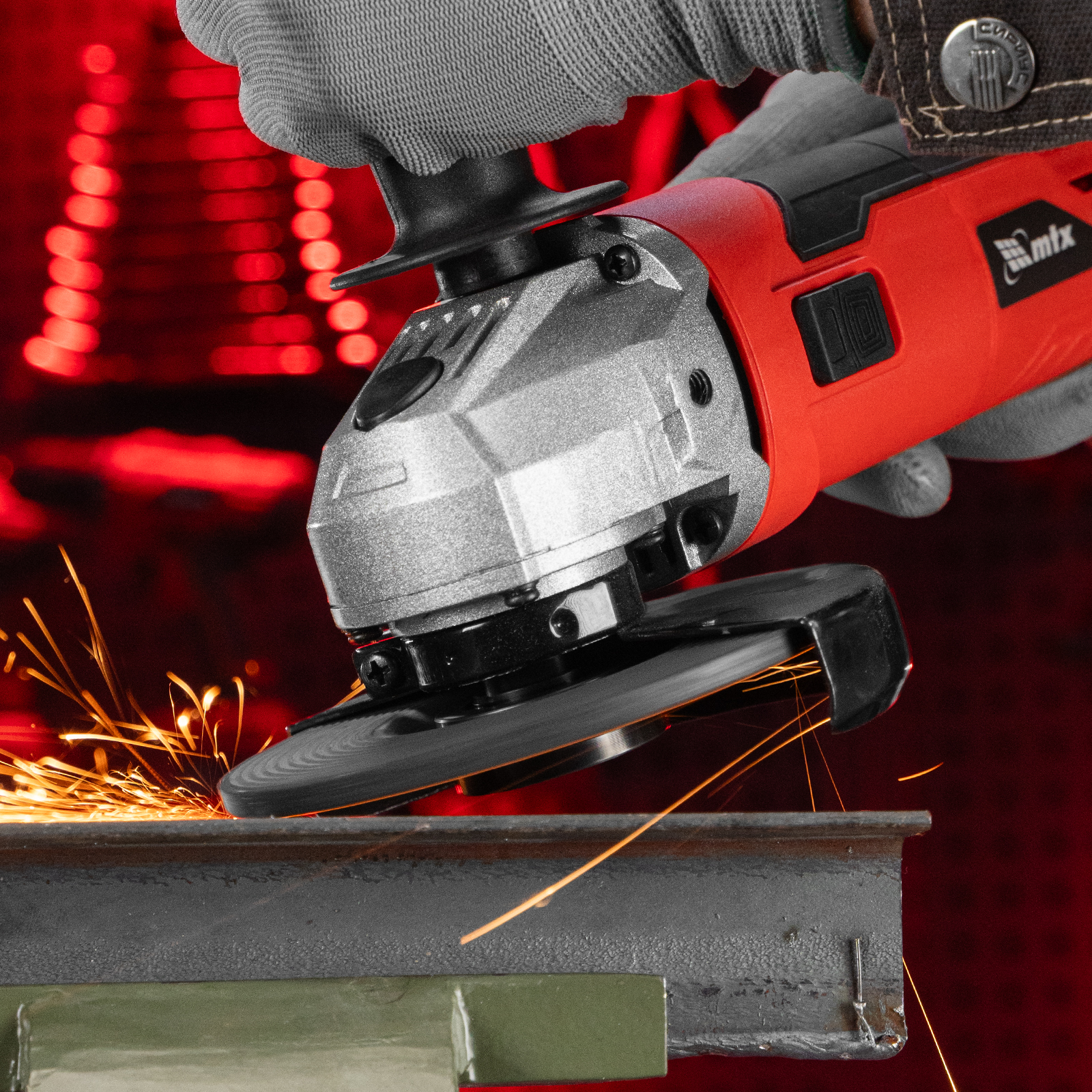 Машина шлифовальная угловая MAG125-800, 800 Вт, 125 мм, 12000 об/мин MTX