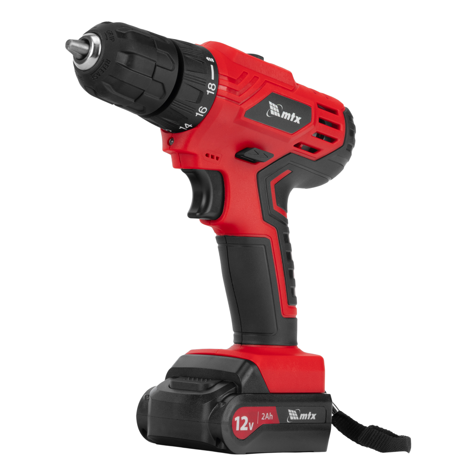 Дрель-шуруповерт аккумуляторная MCDL-12-02, Li-Ion, 12 В, 2 акк. MTX