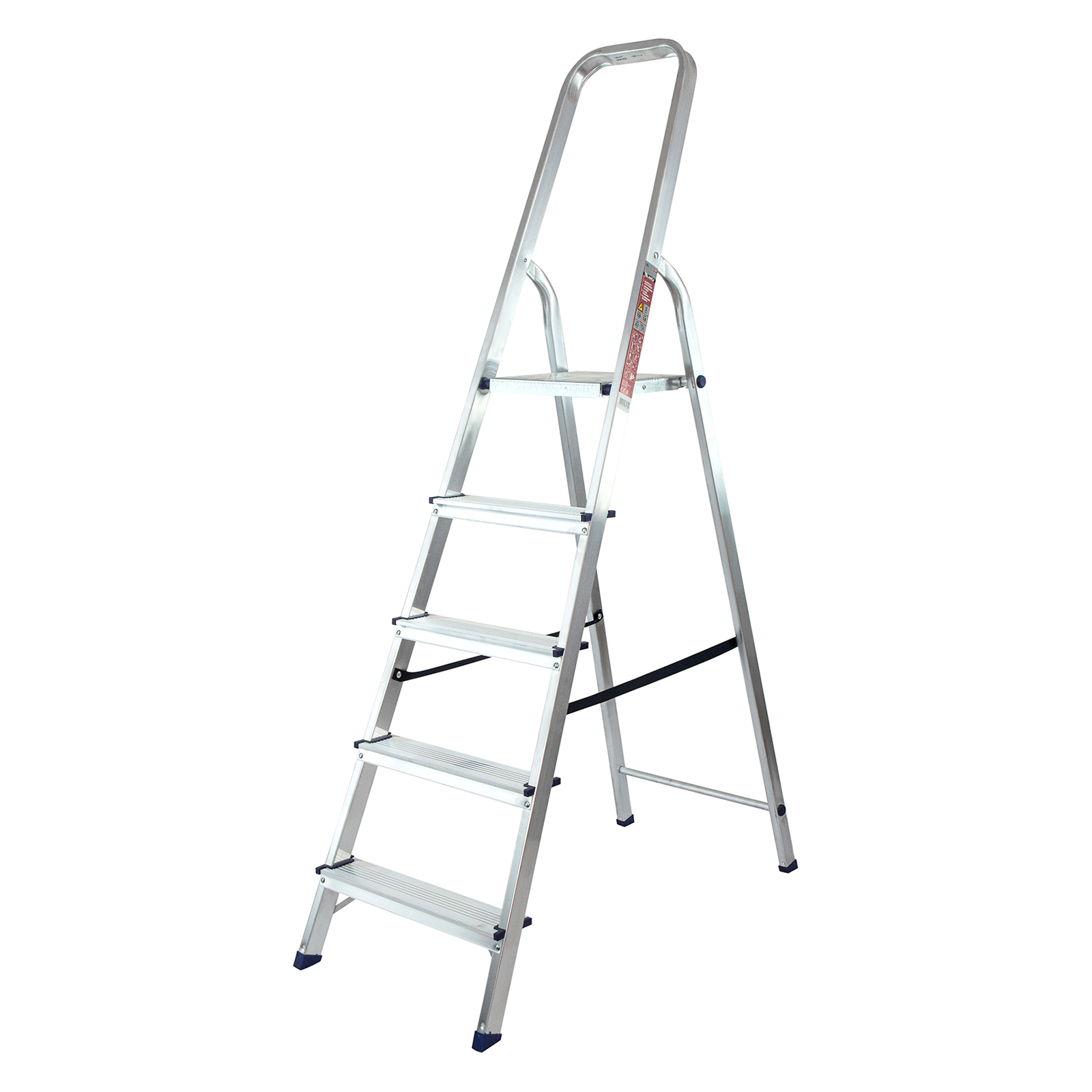 Стремянка усиленная, 5 ступеней, алюминиевая, MTX