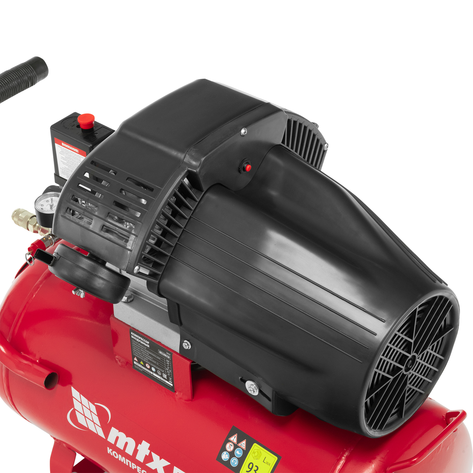 Компрессор воздушный КК-2200/50, 2,2 кВт, 350 л/мин, 50 л, прямой привод, масляный MTX