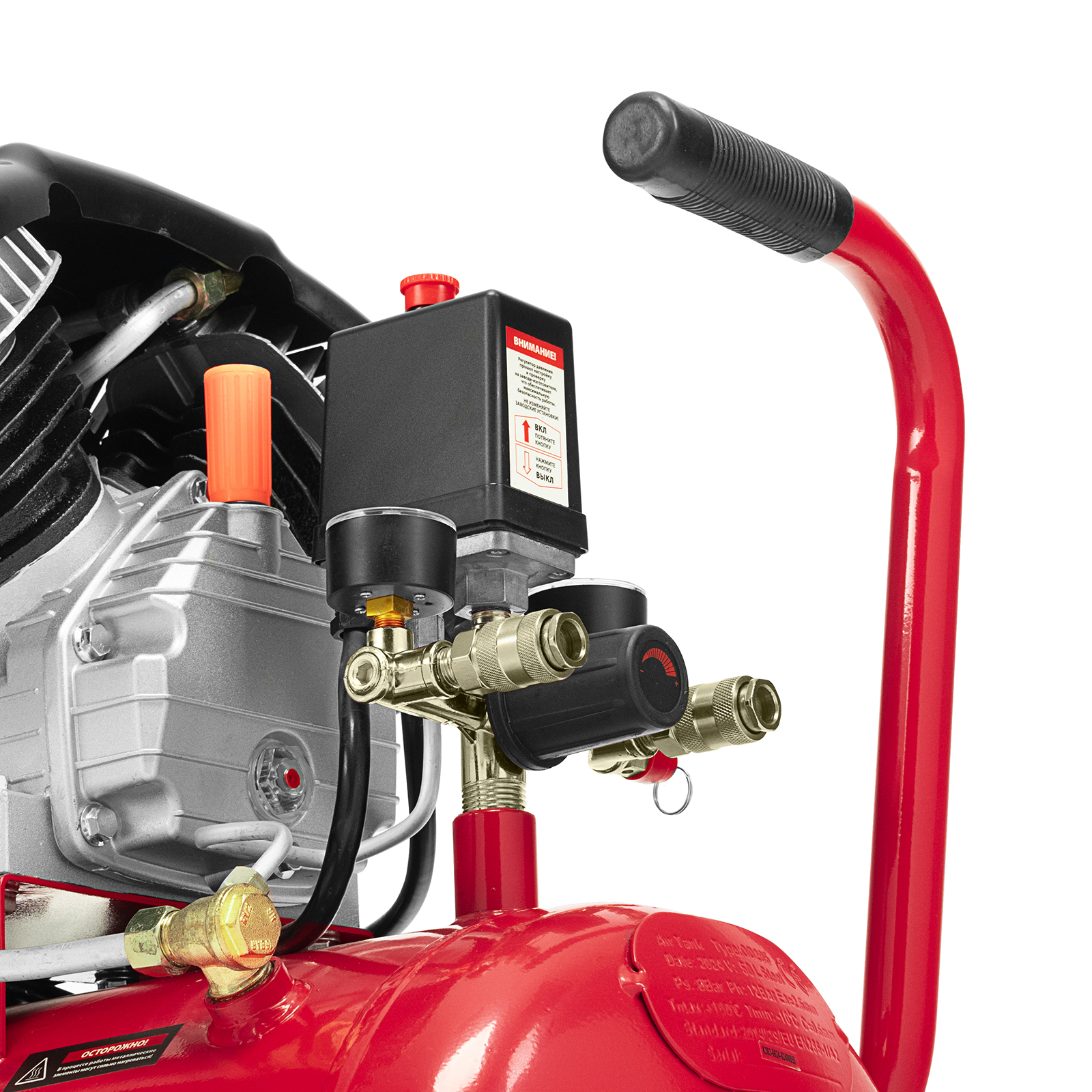 Компрессор воздушный КК-2200/50, 2,2 кВт, 350 л/мин, 50 л, прямой привод, масляный MTX