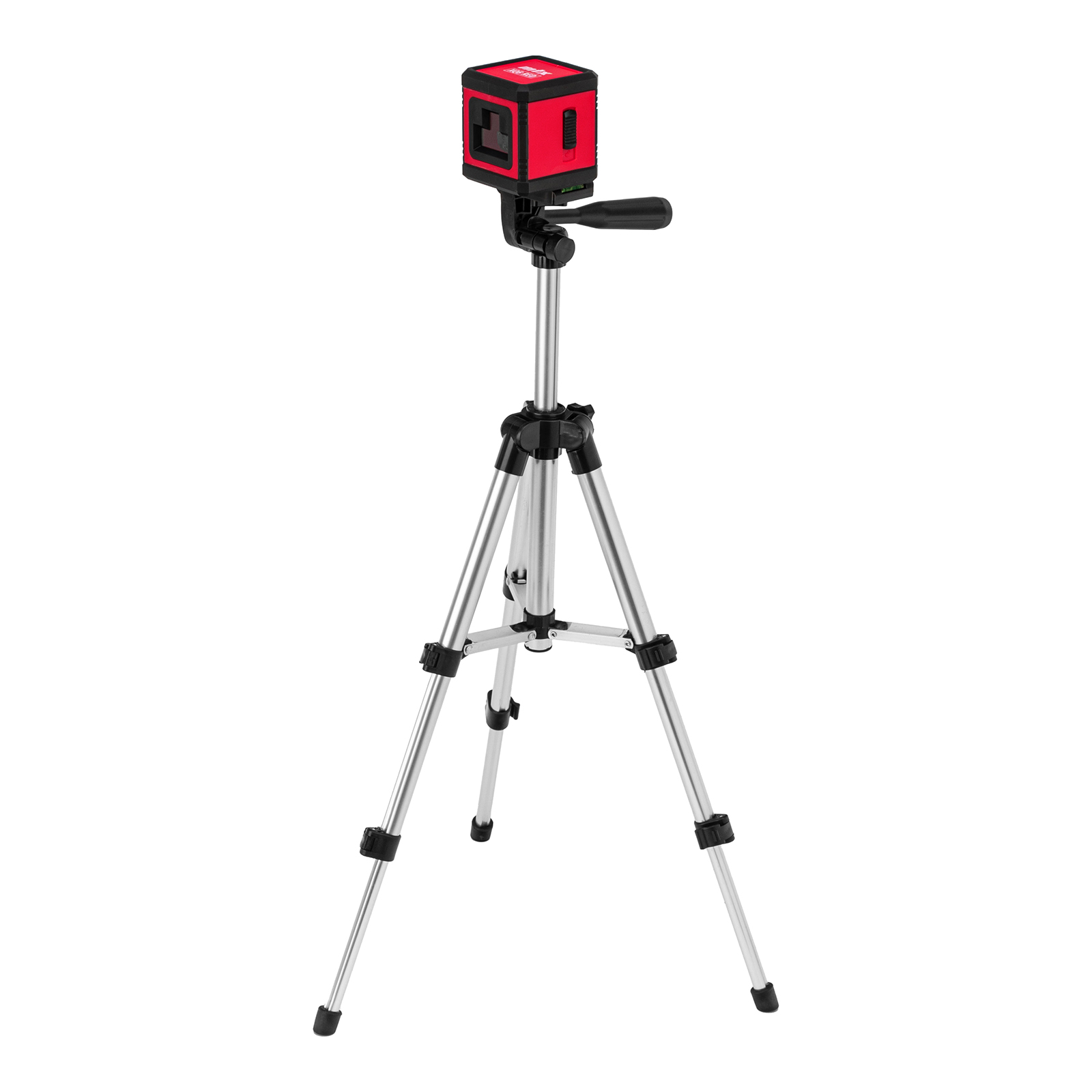 Лазерный уровень XQB RED Pro SET, 10 м, красный луч, батарейки, штатив MTX
