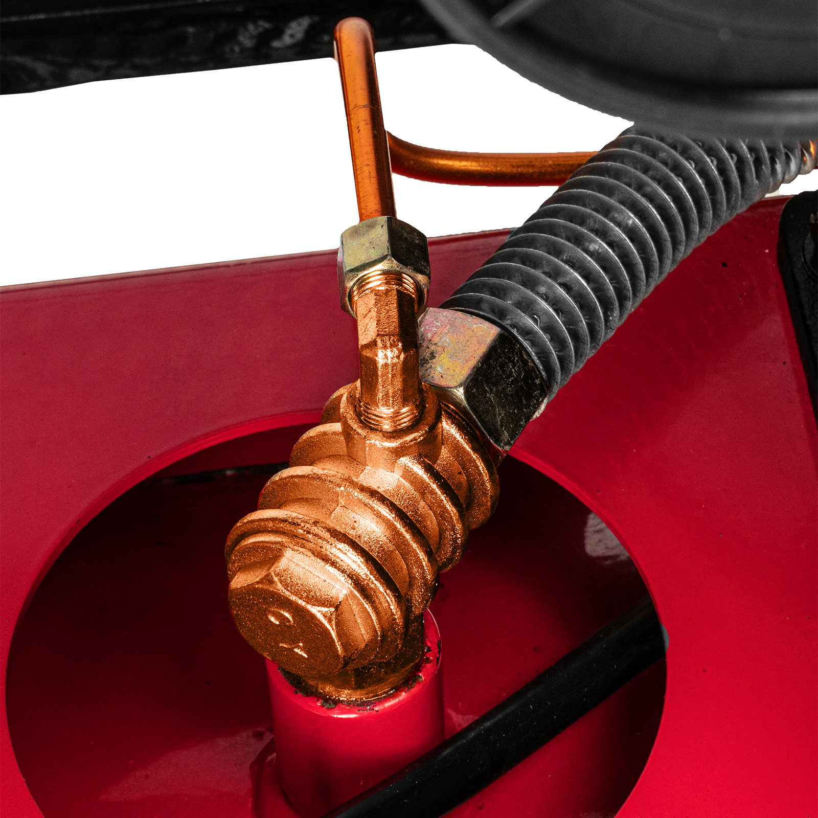 Компрессор воздушный ременный привод КР2500/80, 2,5 кВт, 80 литров, 420 л/мин МТХ