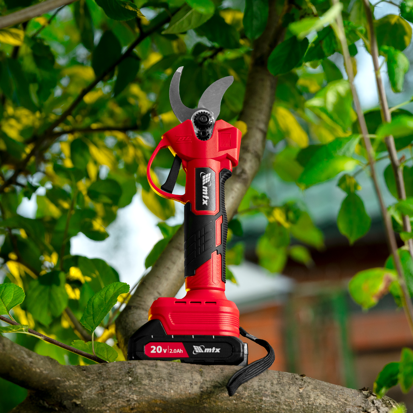 Секатор аккумуляторный, бесщет., BP-25, Li-Ion, 20 В MTX