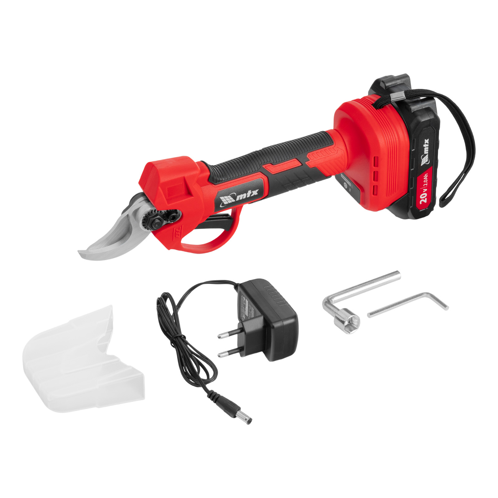 Секатор аккумуляторный, бесщет., BP-25, Li-Ion, 20 В MTX