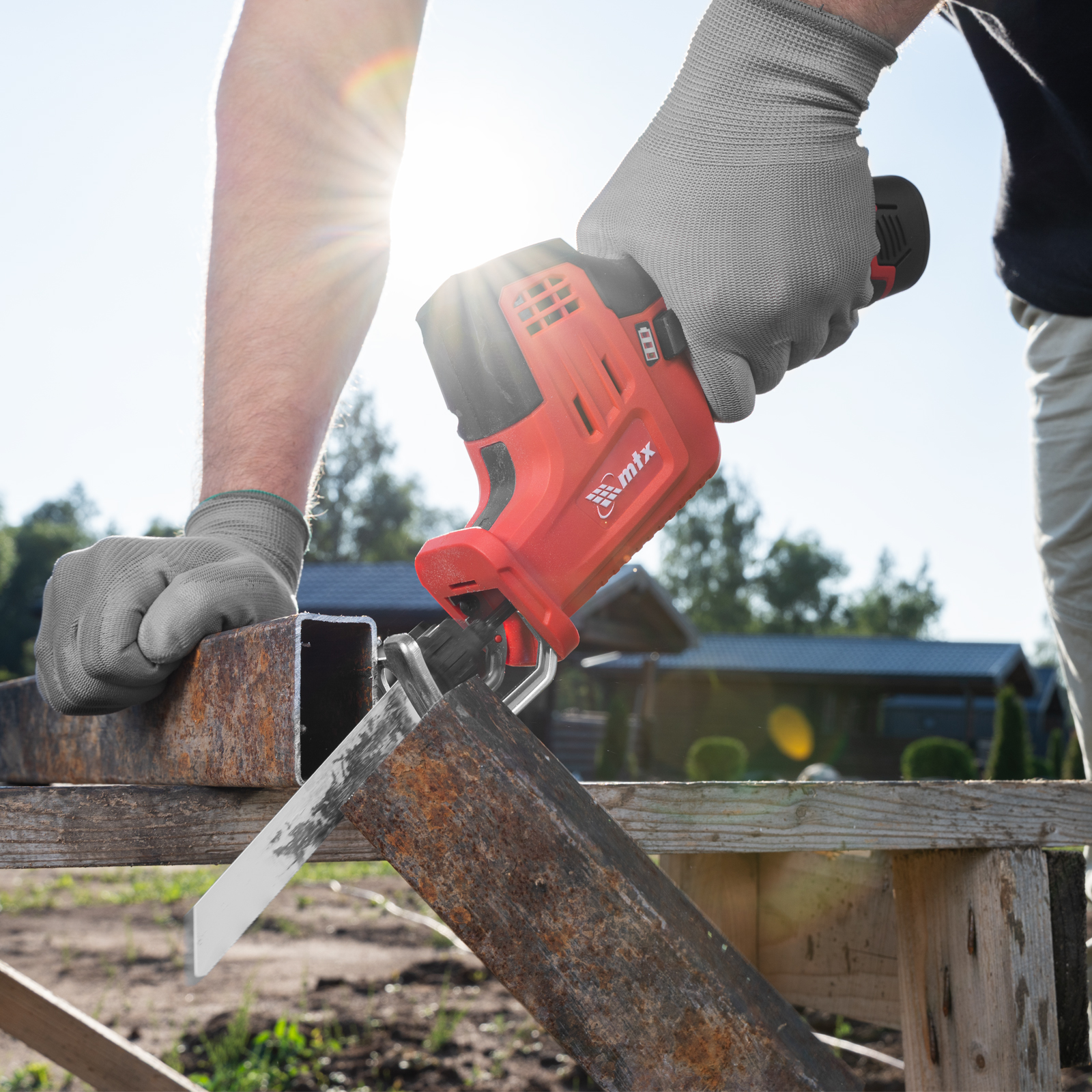 Пила сабельная аккумуляторная RС-65, Li-Ion, 12 В MTX