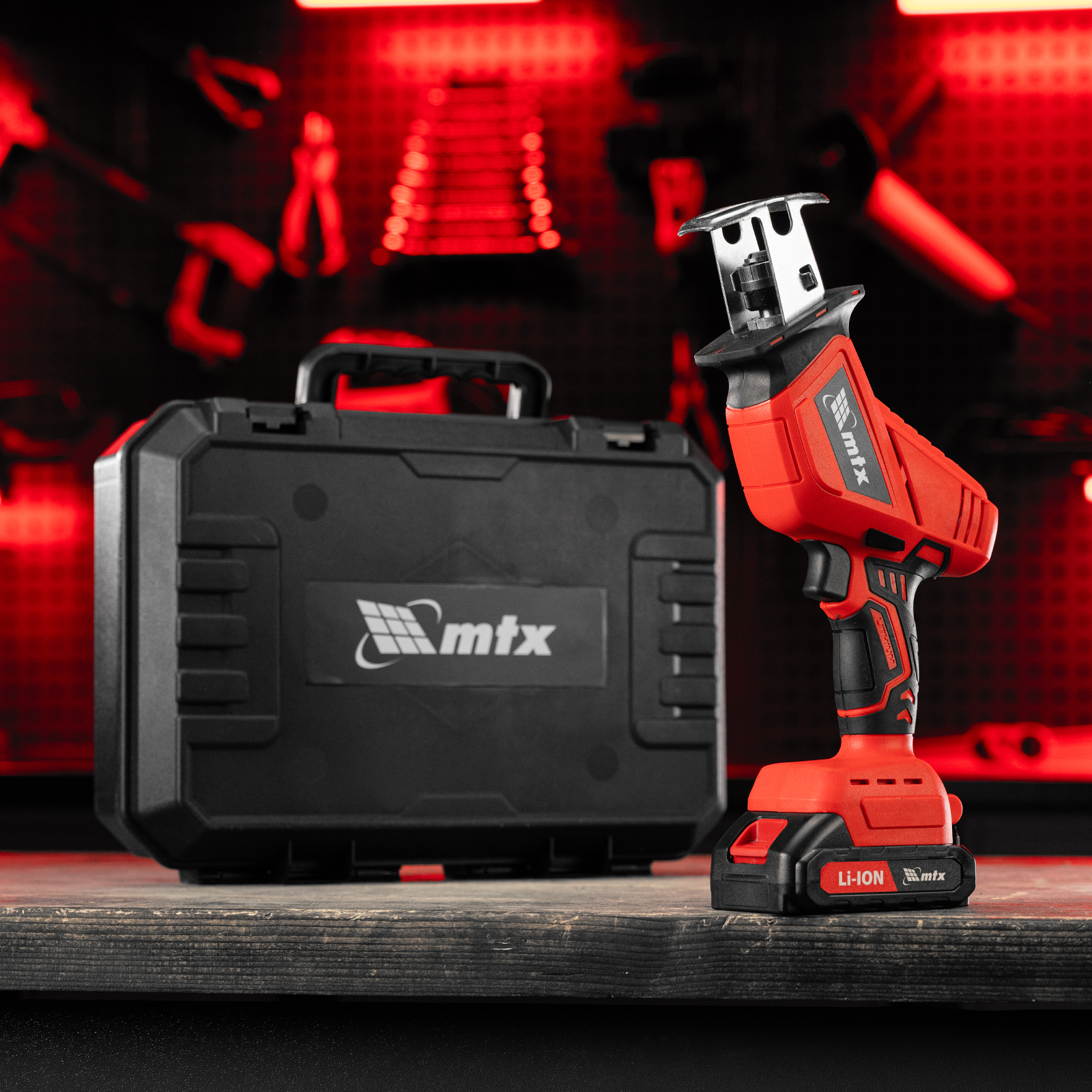 Пила сабельная аккумуляторная RС-80, Li-Ion, 20 В MTX