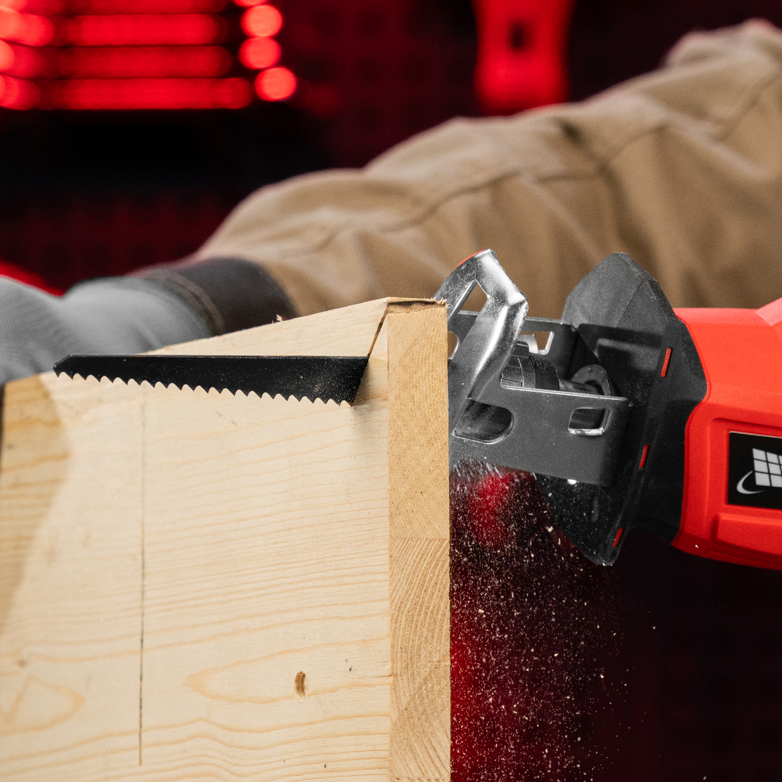 Пила сабельная аккумуляторная RС-80, Li-Ion, 20 В MTX