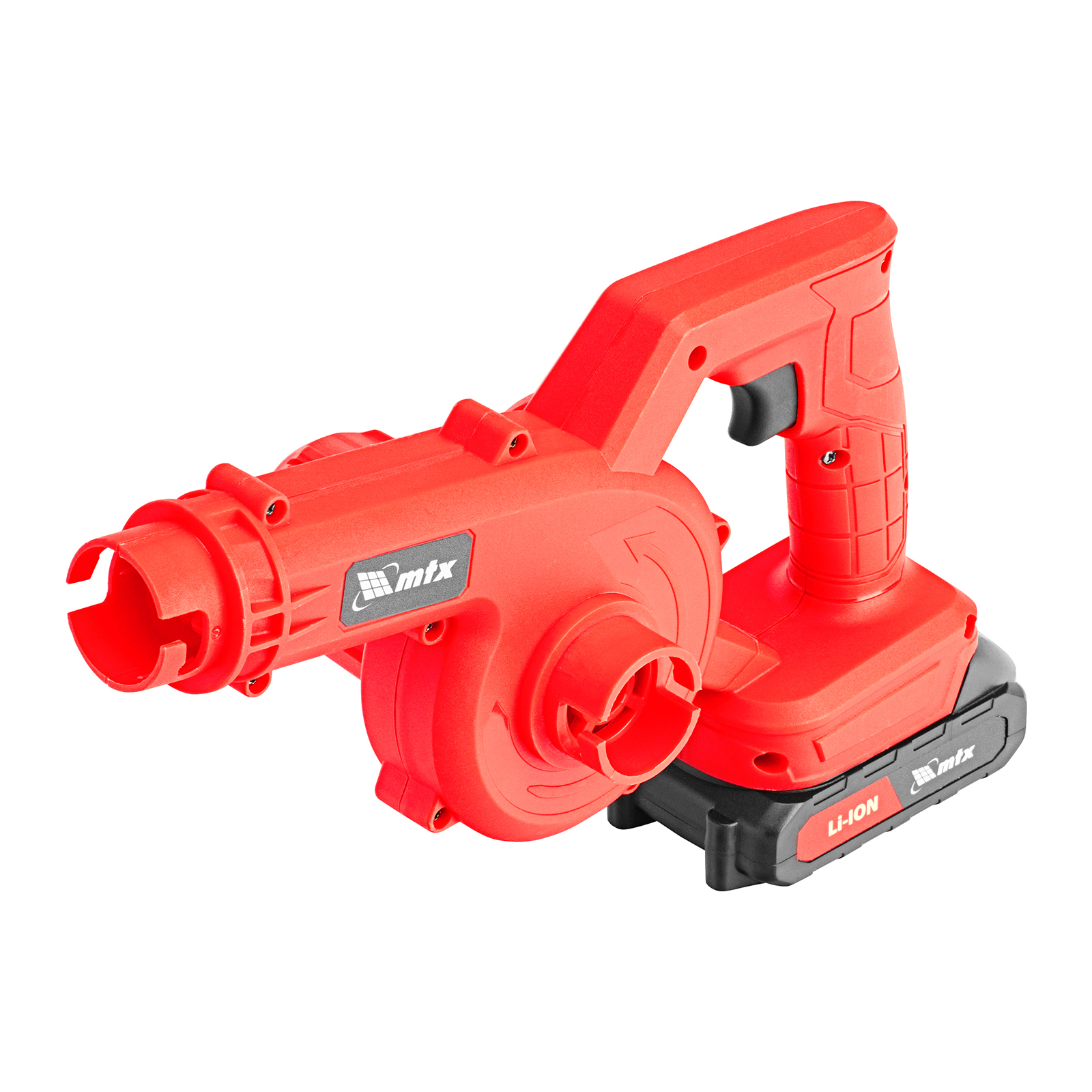 Воздуходувка-пылесос акк. портативная, LB-185, 35 м/с, 170 м3/ч, Li-Ion, 20 В MTX