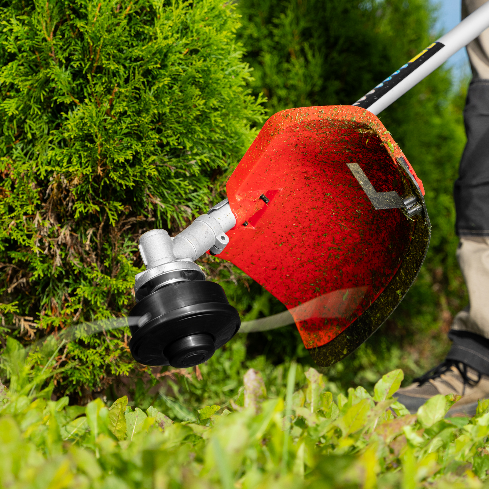 Триммер бензиновый MT-52, 52 см³, неразъемная штанга, состоит из 2 частей MTX