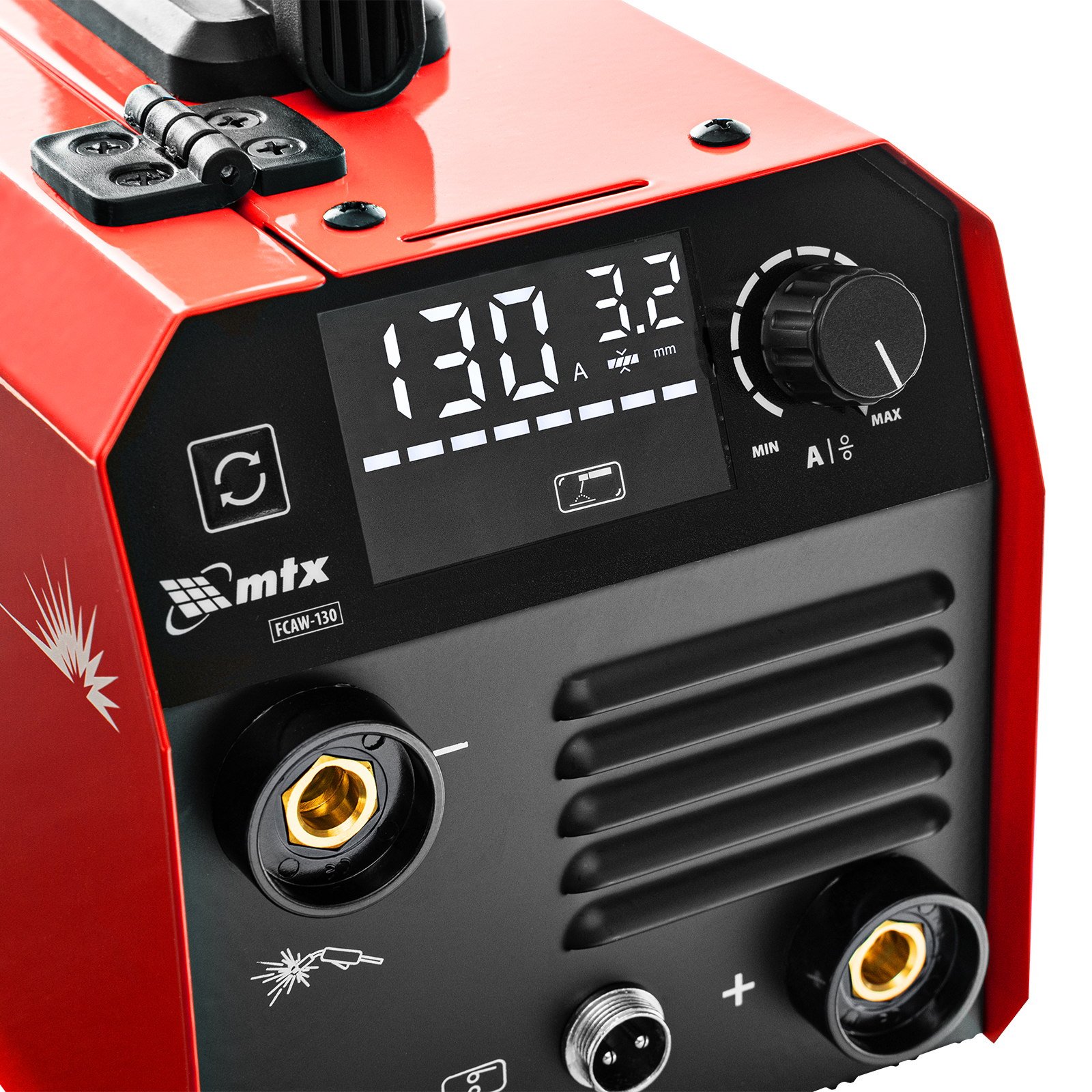 Аппарат инвертор. полуавтомат. cварки FCAW-130, 130 А, ПВ 60%// MTX