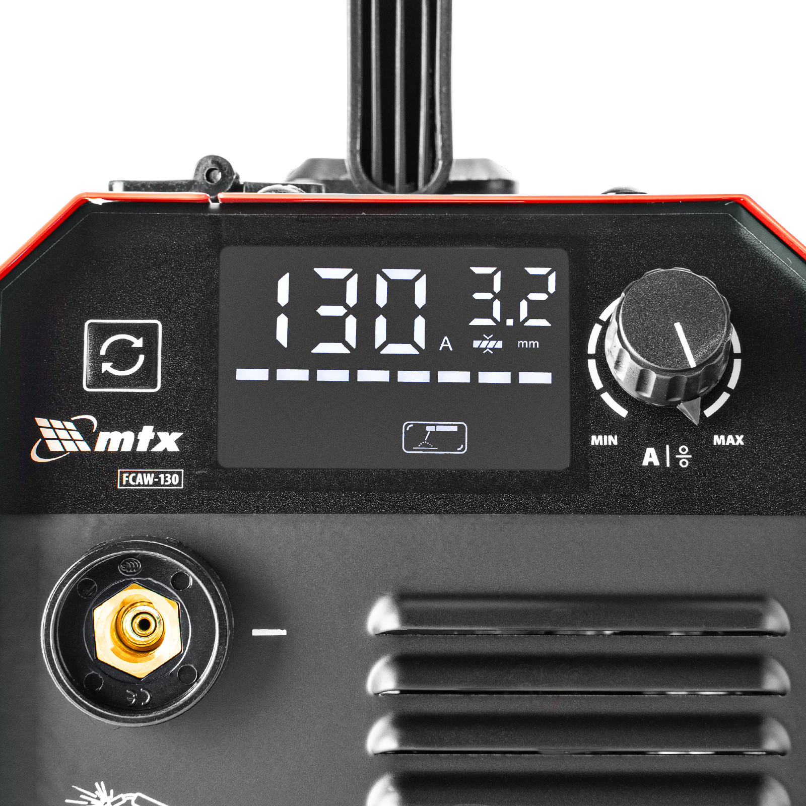 Аппарат инвертор. полуавтомат. cварки FCAW-130, 130 А, ПВ 60%// MTX