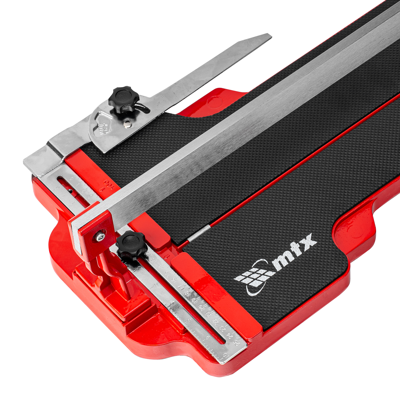 Плиткорез ручной монорельсовый 600 х 14 мм, ходовая каретка,9/4 рег. подшипников, литая станина// MTX