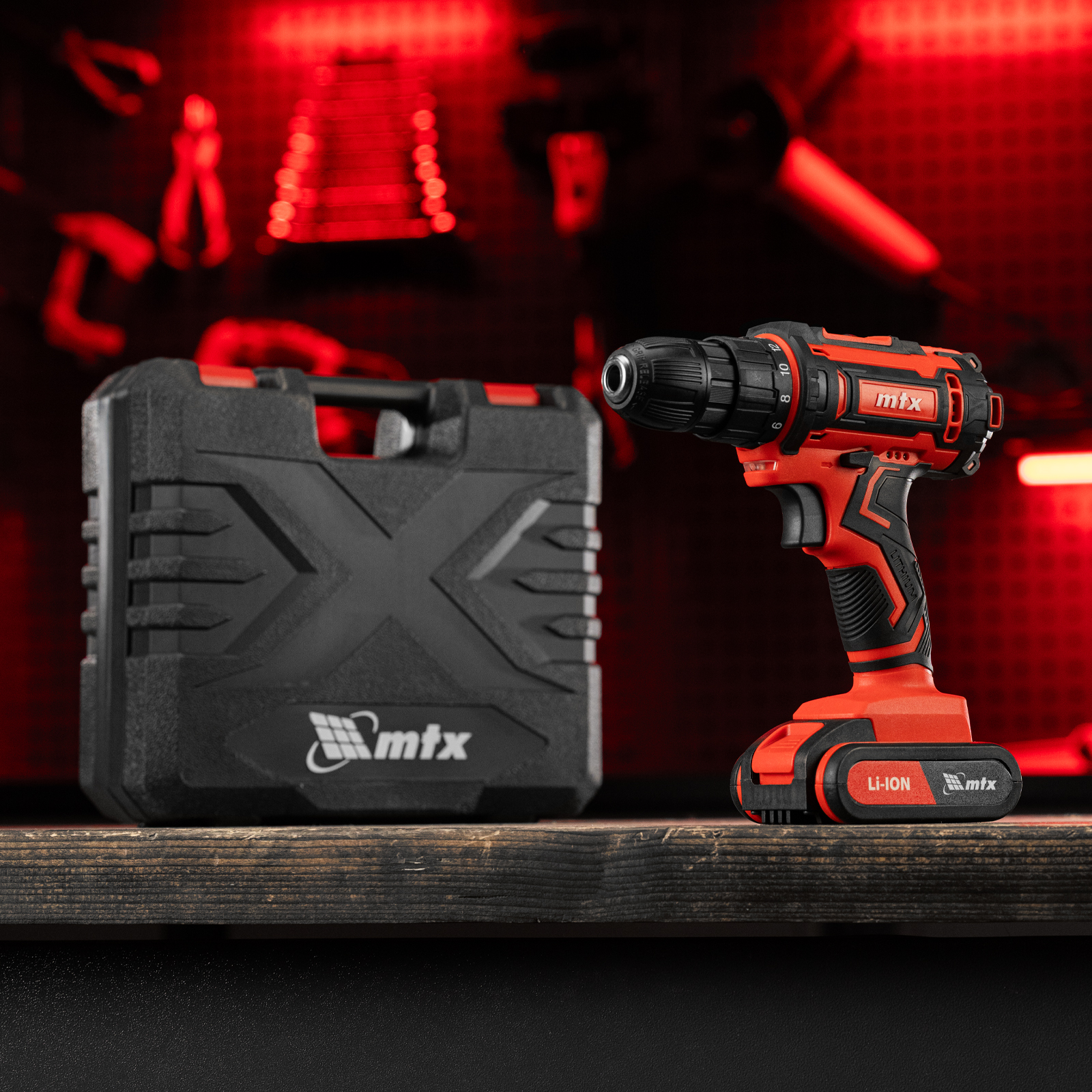 Дрель-шуруповерт аккумуляторная CDS-20, Li-Ion, 20 В// MTX