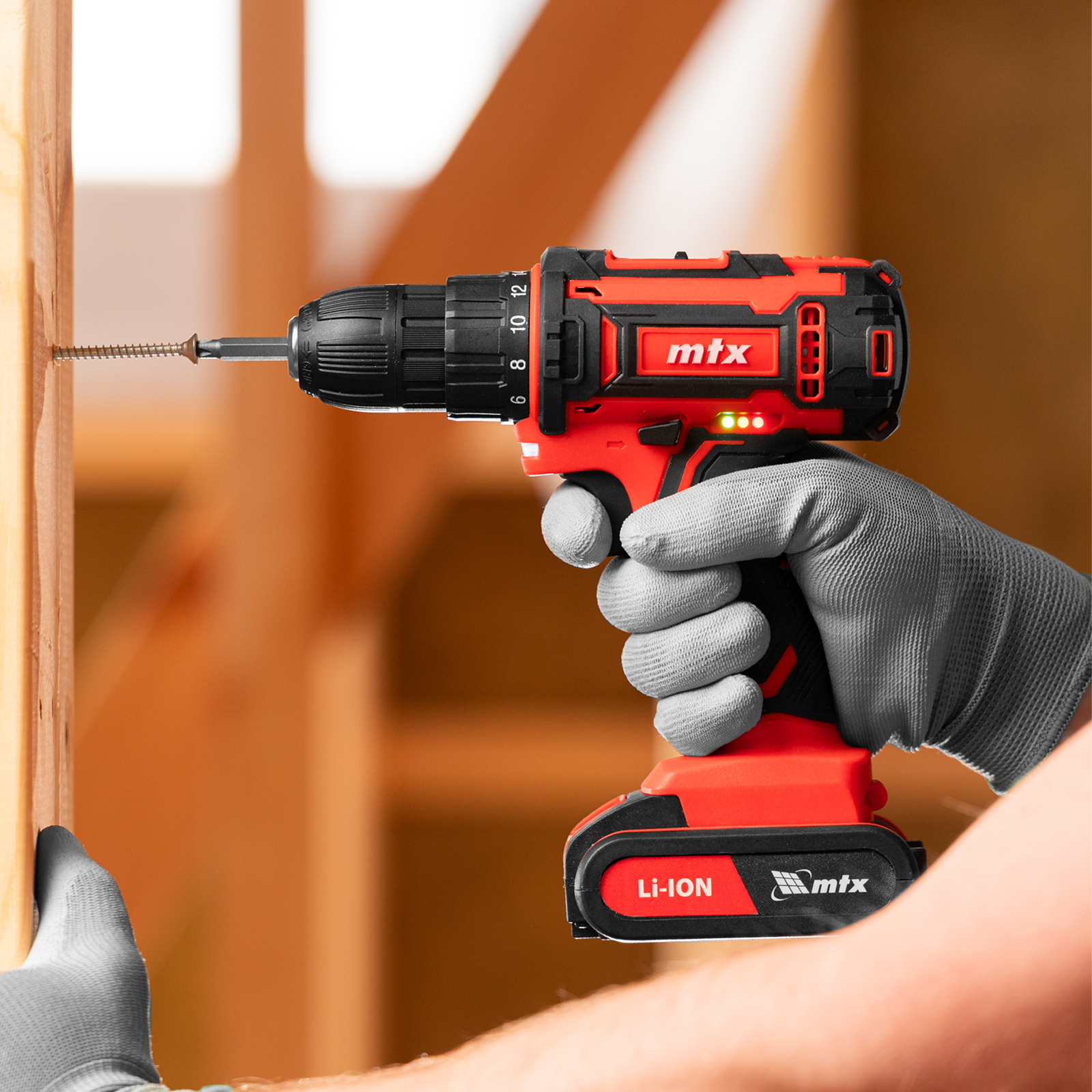 Дрель-шуруповерт аккумуляторная CDS-20, Li-Ion, 20 В// MTX