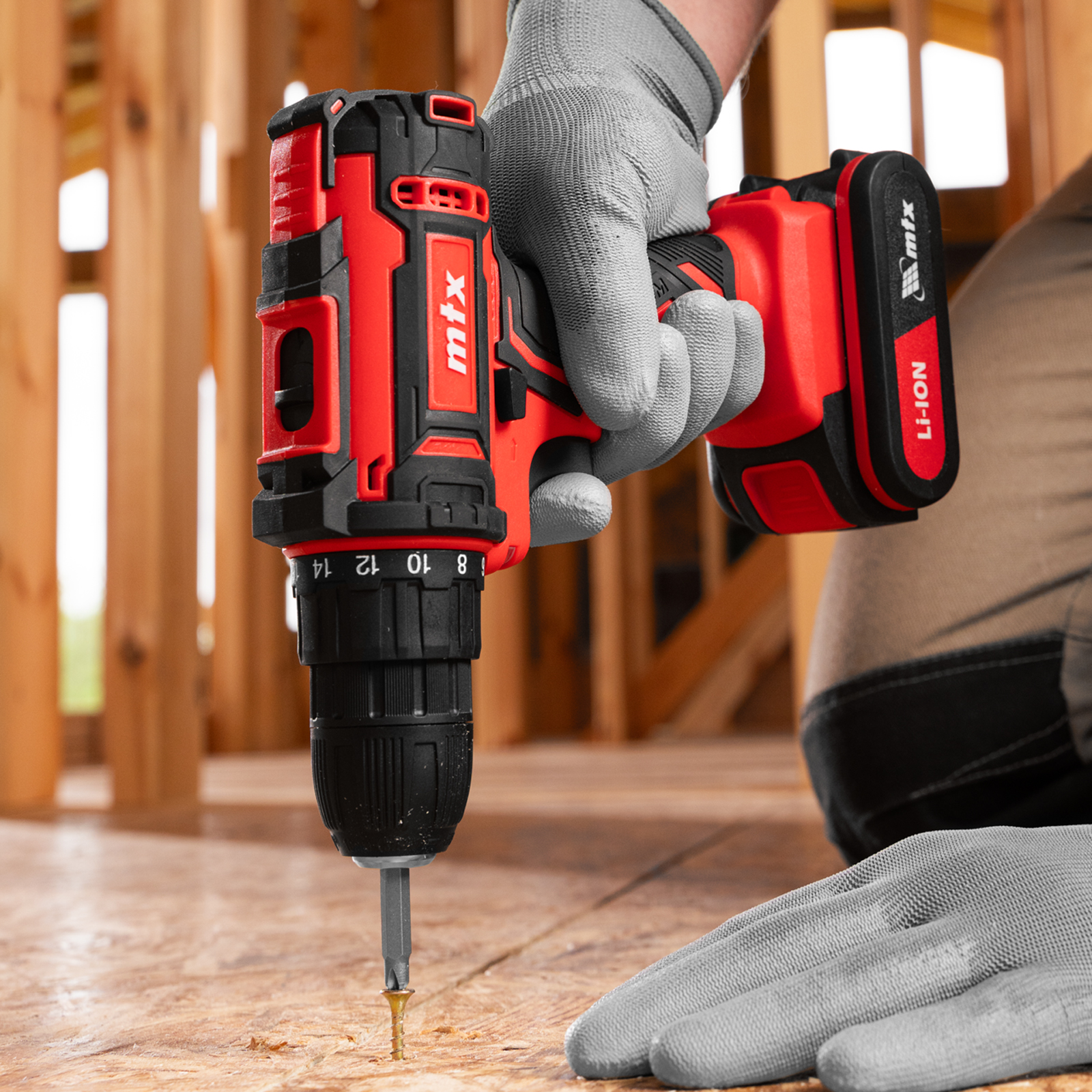 Дрель-шуруповерт аккумуляторная CDS-20, Li-Ion, 20 В// MTX