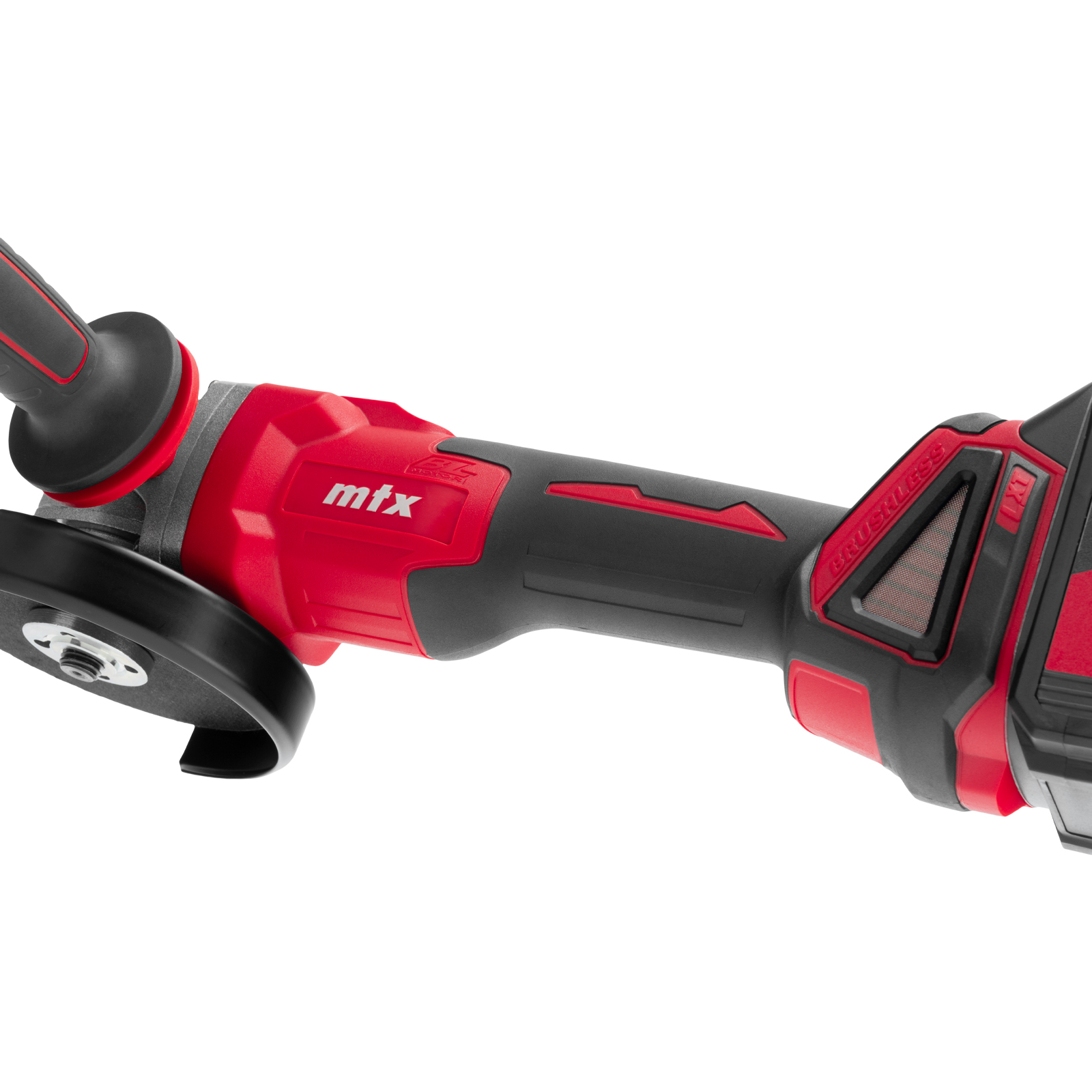 Машина шлифовальная угловая аккумуляторная бесщет. AGB-BL-20-125, Li-Ion, 20 В// MTX