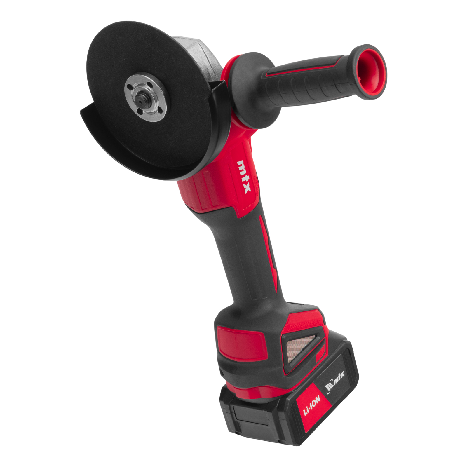 Машина шлифовальная угловая аккумуляторная бесщет. AGB-BL-20-125, Li-Ion, 20 В// MTX