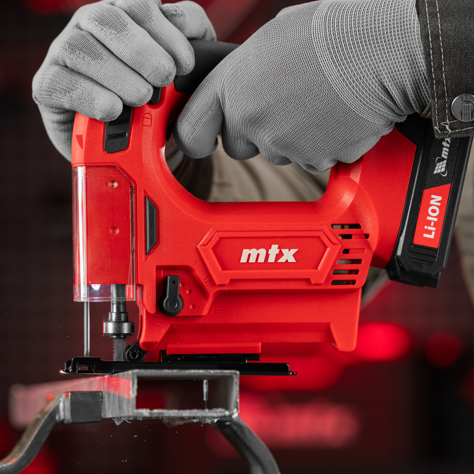 Лобзик аккумуляторный CJB-20-65, Li-Ion, 20 В// MTX