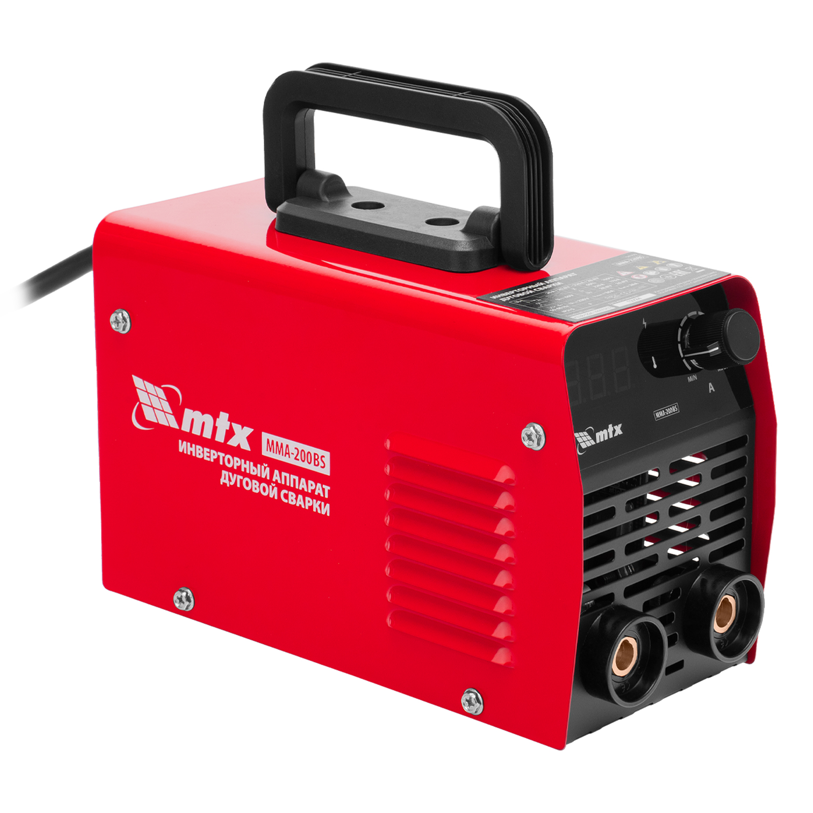 Инверторный аппарат дуговой сварки MMA-200BS, 200 А, ПВ 60% MTX