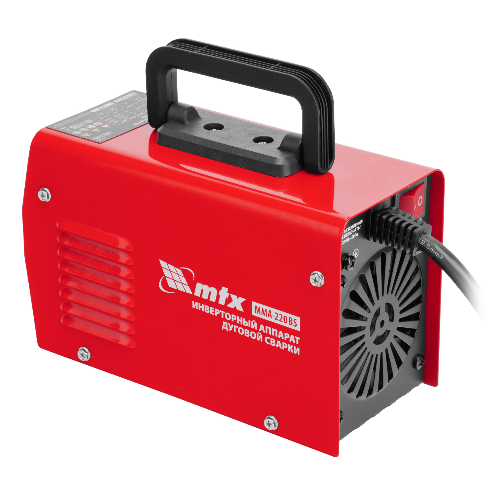 Инверторный аппарат дуговой сварки MMA-220BS, 220 А, ПВ 60% MTX