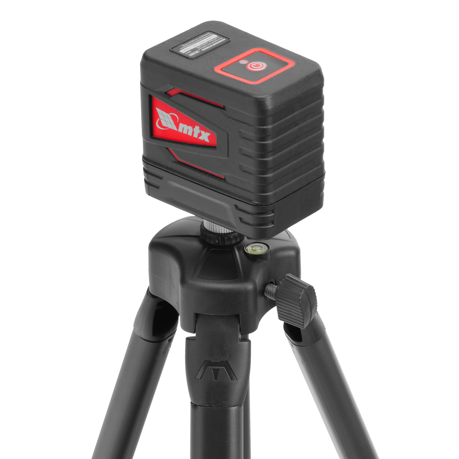 Лазерный уровень QBC RED Pro SET, 10 м, красный луч, батарейки, штатив MTX