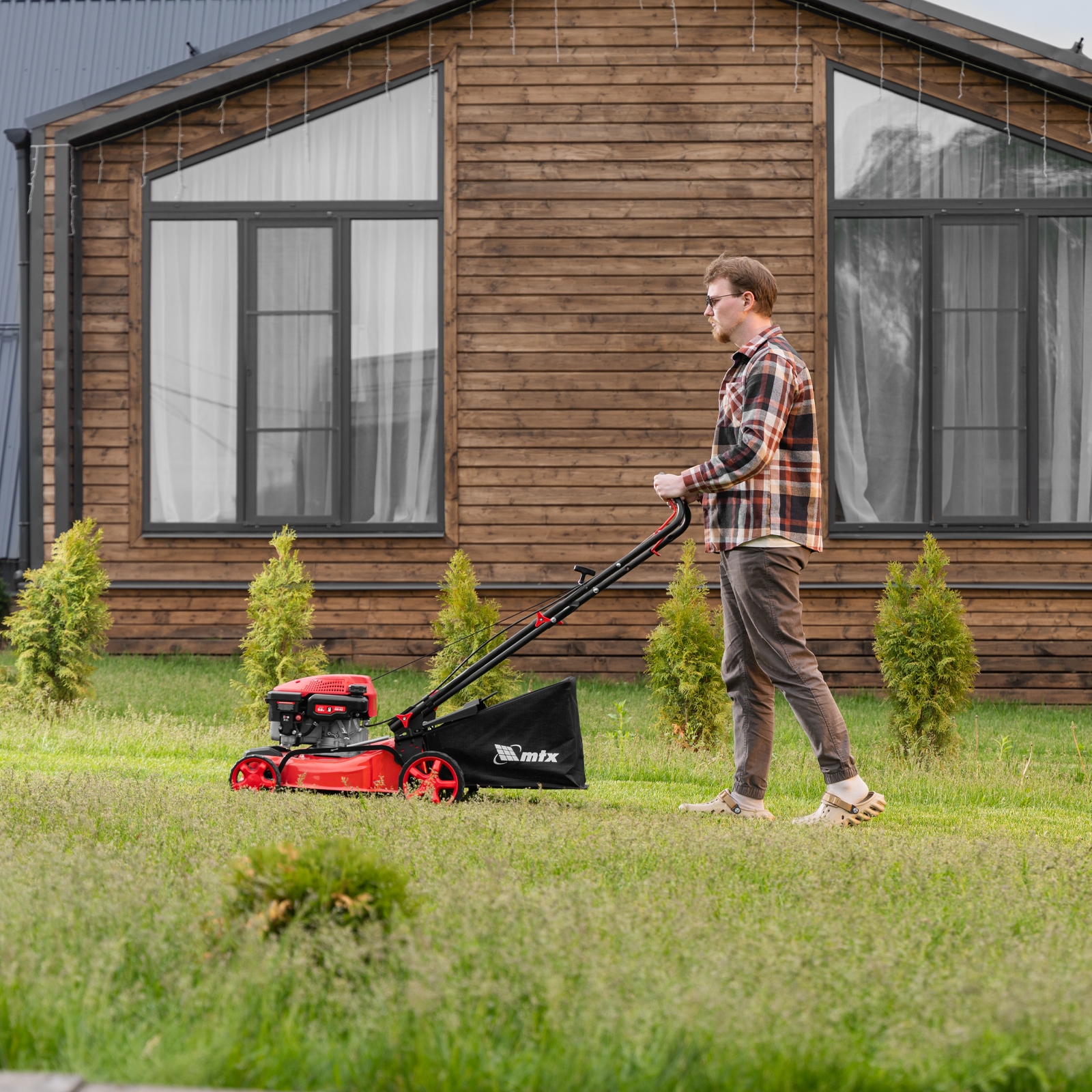 Газонокосилка бензиновая GL41-K, 127 см3, 41 см, 40 л MTX