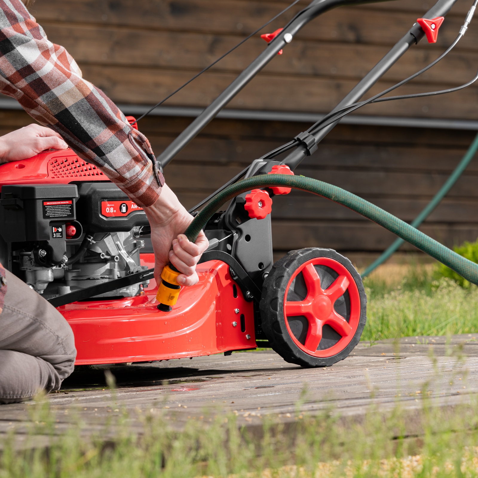 Газонокосилка бензиновая GL46SP-K, 145 см3, 46 см, привод, 50 л MTX
