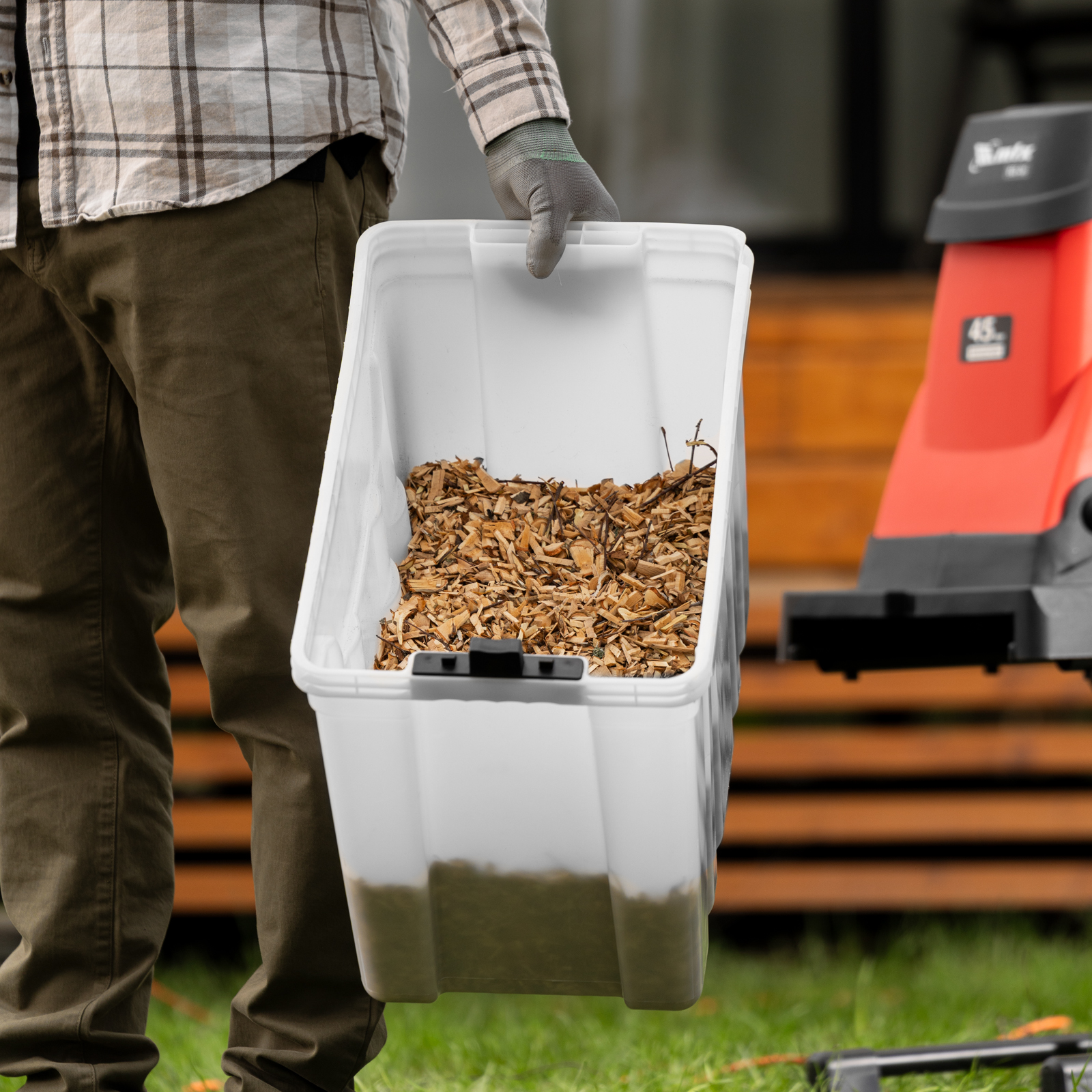 Измельчитель садовый электрический EGS-26, 2600 Вт, 45 мм MTX