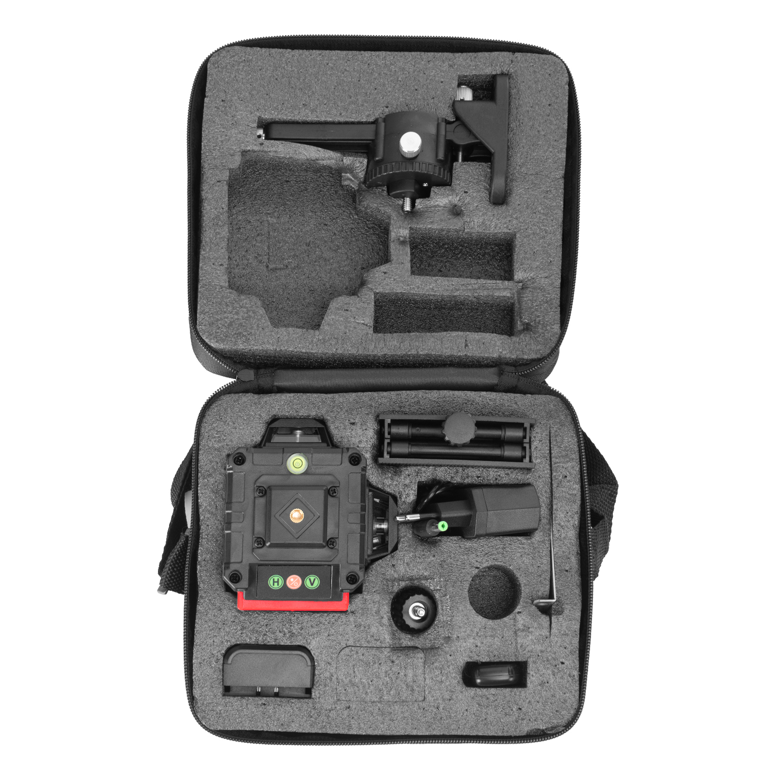 Лазерный уровень м-призм. ML 360-4 Pro SET, 30 м, акк. Li 3000 мАч, состоит из 2 частей MTX