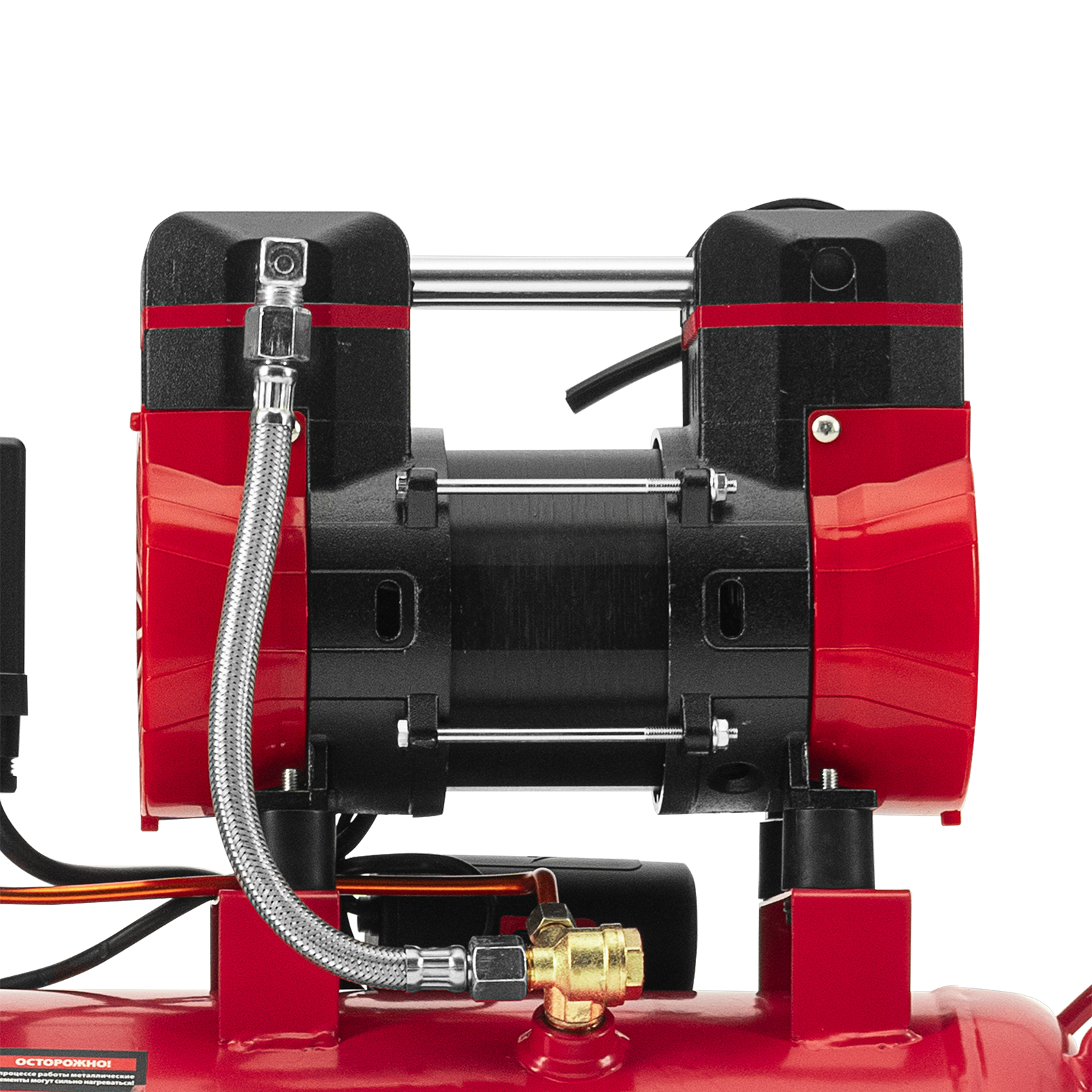 Компрессор безмасляный малошумный SPC 1500/24, 1500 Вт, ресивер 24 л, 260 л/мин// MTX