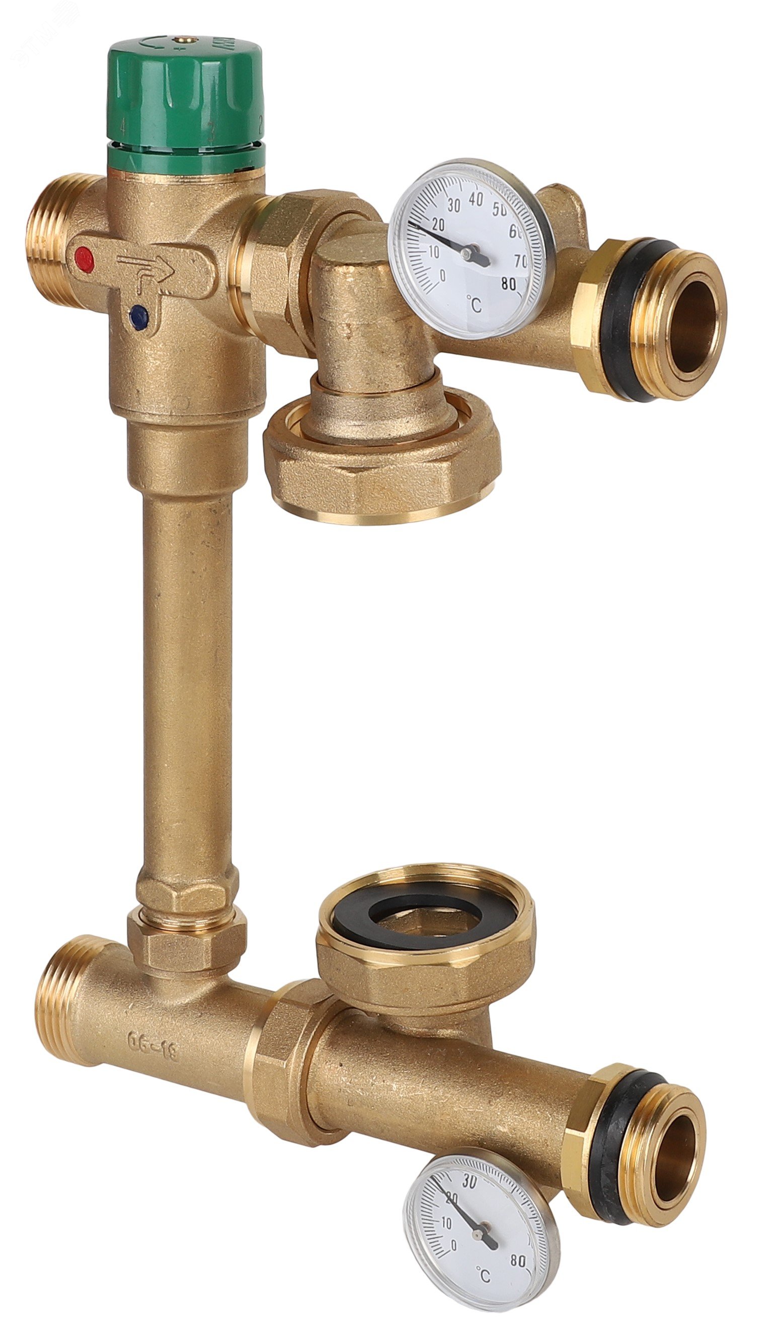 Узел насосно-смесительный для теплого пола 1'