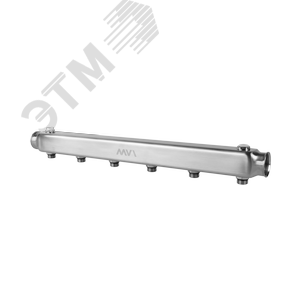 Коллектор нержавеющая сталь 1' х 7 выходов 1/2' НР межосевое 100 мм
