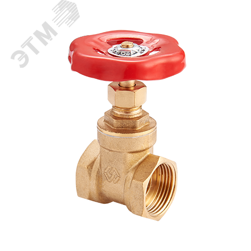 Задвижка клиновая латунная 1'