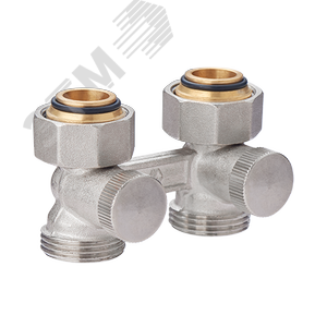 Узел нижнего подключения для двухтрубной системы прямой 3/4'x3/4'