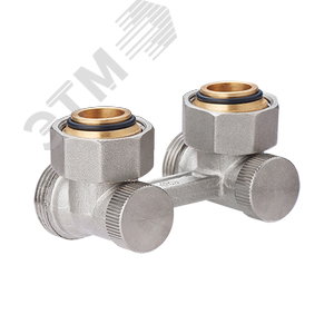 Узел нижнего подключения для двухтрубной системы угловой 3/4'x3/4'