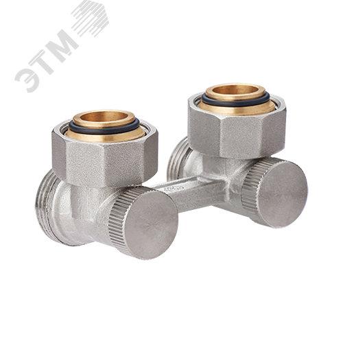 Узел нижнего подключения для двухтрубной системы угловой 3/4'x3/4'