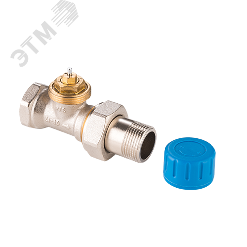 Клапан термостатический 1/2' с преднастройкой прямой